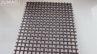 コッパーレッドメタルメッシュパネルのリアルショットビデオ