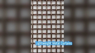 金属織メッシュの詳細を示すビデオ