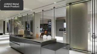 黒サムライスパイラル金属メッシュ建築メッシュ建物のファサード屋内パーティション
