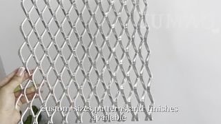 建物のファサード用の現代の金属メッシュ