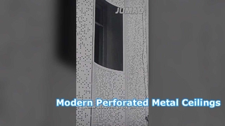 建物のファサード用の穴あき金属カーテンウォール