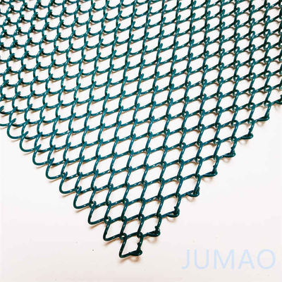 40フィート 柔軟な金属網のカーテン 玄関 草緑色