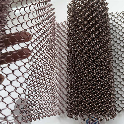 ステンレス鋼 メタルメッシュ 天井 各種サイズ 0.8mm から 3mm 耐久性のあるスタイリッシュ 天井