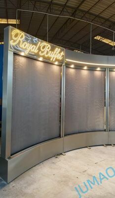 革新的な建築水面の特徴 網状スクリーン 水流を増強する