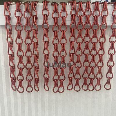 アルミチェーンカーテン アルミメタルカーテン ステンレスステール 商用・産業用 汎用装飾用スクリーン