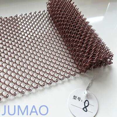 レストラン インテリア メタル メッシュ カーテン 優雅で実用的な部屋の隔壁