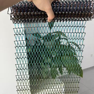ファサードパネルメタルメッシュ建築メッシュカスケードメタルメッシュプライバシースクリーン