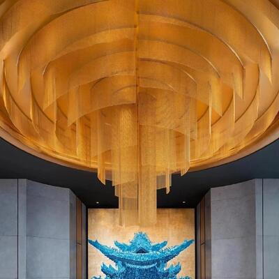 注文の色の装飾的な建築の金属の網の着色されたステンレス鋼の螺線形の金属の金網