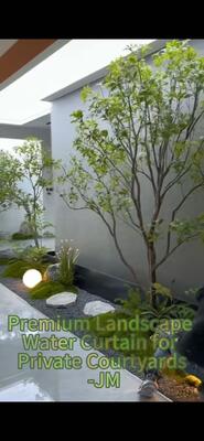 高級風景のためのLEDライトステンレスステール網水幕