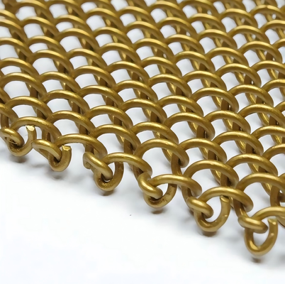 1mm アペルトゥール アルミ メタル メッシュ カーテン 装飾 メタル スクリーン 空間 隔壁 壁 隔壁